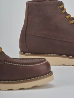 Discount Anfibi pelle bordo' Uomo Anfibi