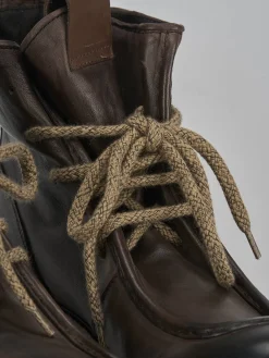 New Anfibi pelle testa Uomo Anfibi