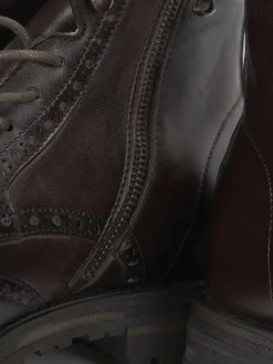 Anfibi pelle testa Uomo Anfibi