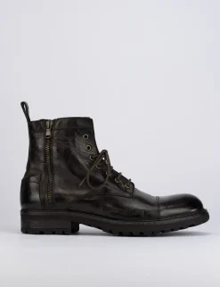 Outlet Anfibi pelle testa Uomo Anfibi