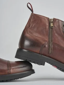 Discount Anfibi pelle testa Uomo Anfibi