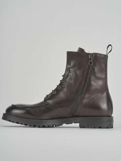 Hot Anfibi pelle testa Uomo Anfibi