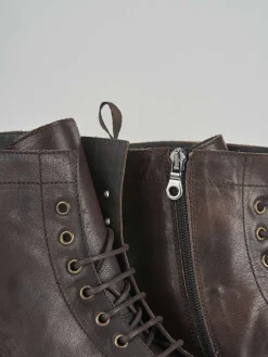 Hot Anfibi pelle testa Uomo Anfibi