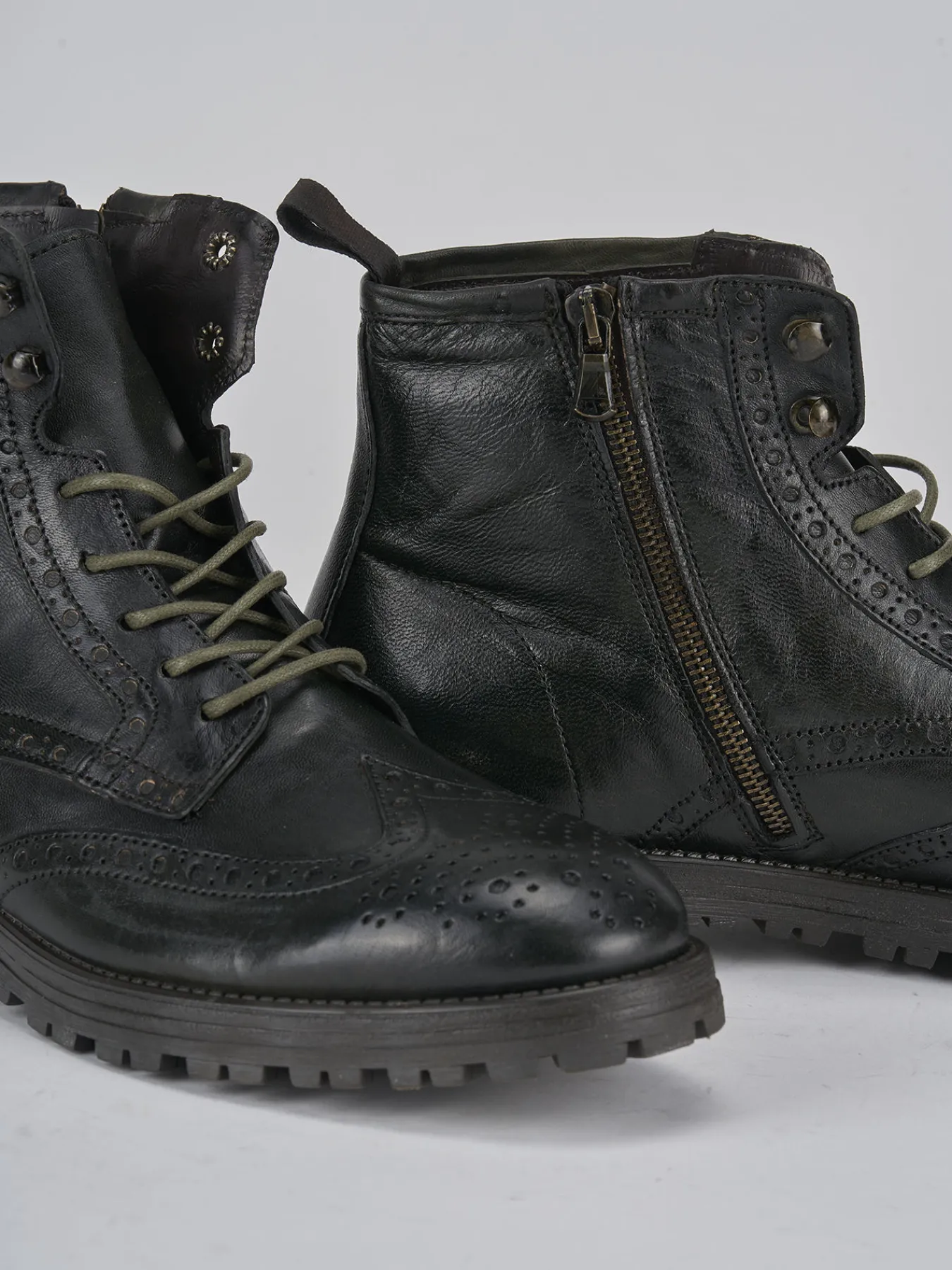 Best Anfibi pelle Uomo Anfibi