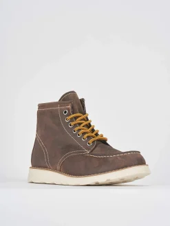 Sale Anfibi tacco 1cm camoscio Donna Anfibi