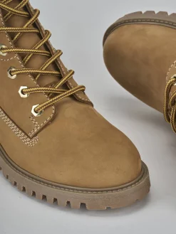 Sale Anfibi tacco 1cm nabuk Donna Anfibi