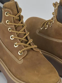 Sale Anfibi tacco 3cm nabuk Donna Anfibi