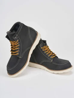 Online Anfibi tacco 1cm nabuk Donna Anfibi