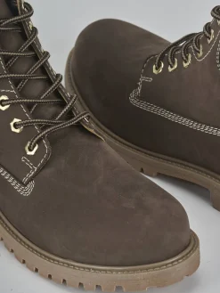 Discount Anfibi tacco 1cm nabuk testa Uomo Anfibi