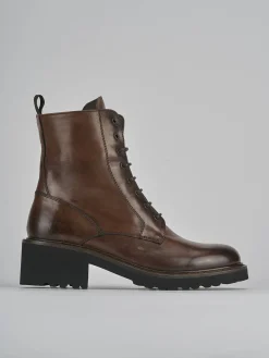 Sale Anfibi tacco 5cm pelle Donna Anfibi