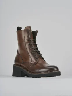 Sale Anfibi tacco 5cm pelle Donna Anfibi