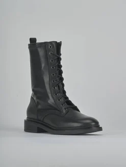 Clearance Anfibi tacco 3cm pelle Donna Anfibi