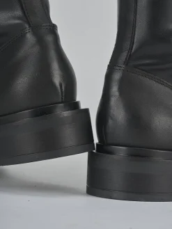 Clearance Anfibi tacco 3cm pelle Donna Anfibi