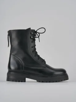 Best Anfibi tacco 1cm pelle Donna Anfibi