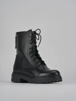 Best Anfibi tacco 1cm pelle Donna Anfibi