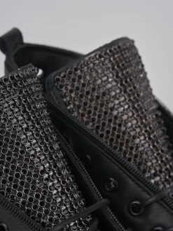 Anfibi tacco 2cm pelle Donna Anfibi