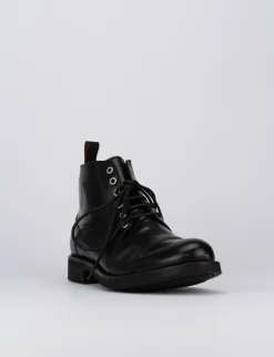 Outlet Anfibi tacco 1cm pelle Uomo Anfibi