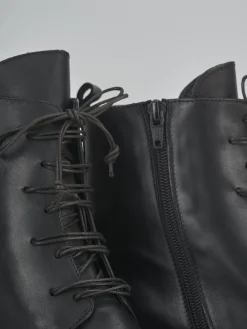 Discount Anfibi tacco 3cm pelle Donna Anfibi