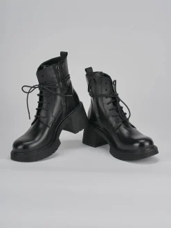 Discount Anfibi tacco 6cm pelle Donna Anfibi