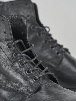 Clearance Anfibi tacco 1cm pelle Uomo Anfibi