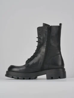 Sale Anfibi tacco 2cm pelle Donna Anfibi