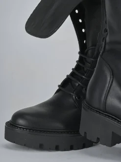 Sale Anfibi tacco 3cm pelle Donna Anfibi