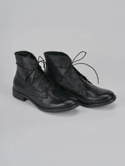 Hot Anfibi tacco 1cm pelle Donna Anfibi