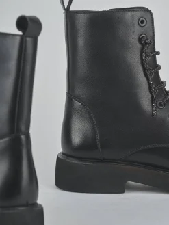 Discount Anfibi tacco 1cm pelle Donna Anfibi