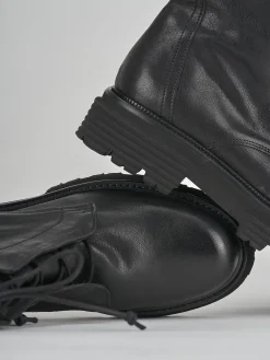 New Anfibi tacco 2cm pelle Donna Anfibi