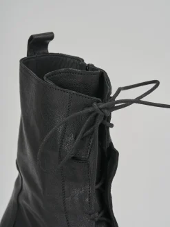 New Anfibi tacco 2cm pelle Donna Anfibi