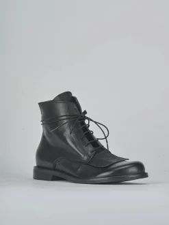 Online Anfibi tacco 1cm pelle Donna Anfibi