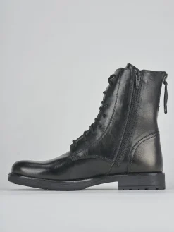 Hot Anfibi tacco 2cm pelle Donna Anfibi