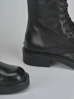 Sale Anfibi tacco 2cm pelle Donna Anfibi