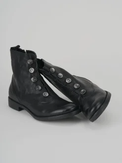 Clearance Anfibi tacco 3cm pelle Donna Anfibi