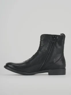 Clearance Anfibi tacco 3cm pelle Donna Anfibi