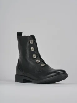 Clearance Anfibi tacco 3cm pelle Donna Anfibi