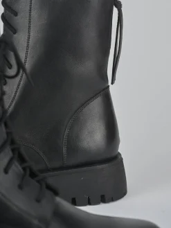 Outlet Anfibi tacco 2cm pelle Donna Anfibi