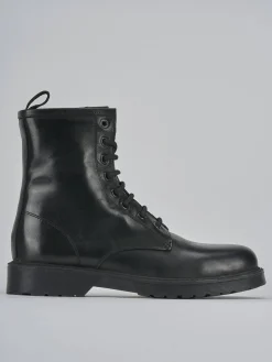 Anfibi tacco 2cm pelle Donna Anfibi