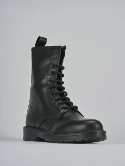 Sale Anfibi tacco 2cm pelle Donna Anfibi