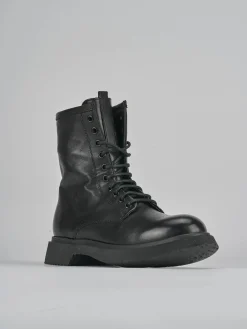 Anfibi tacco 2cm pelle Donna Anfibi