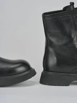 Anfibi tacco 2cm pelle Donna Anfibi