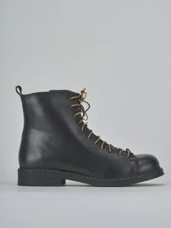 New Anfibi tacco 1cm pelle Donna Anfibi