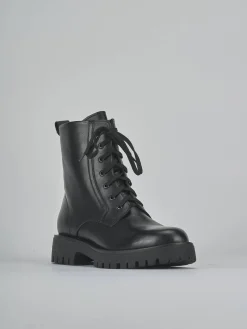 New Anfibi tacco 2cm pelle Donna Anfibi