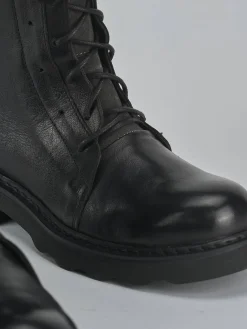 New Anfibi tacco 2cm pelle Donna Anfibi