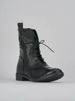 Discount Anfibi tacco 1cm pelle Donna Anfibi