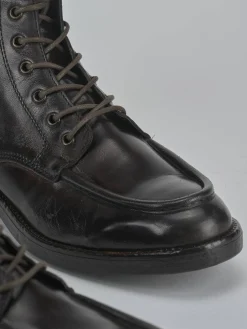 New Anfibi tacco 1cm pelle testa Uomo Anfibi