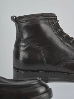 New Anfibi tacco 1cm pelle testa Uomo Anfibi