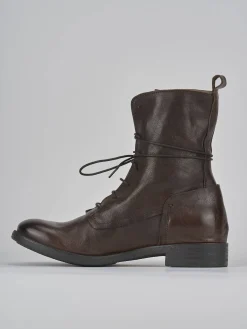 Discount Anfibi tacco 1cm pelle testa Donna Anfibi