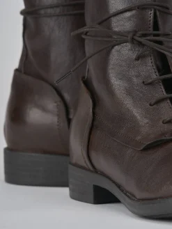 Discount Anfibi tacco 1cm pelle testa Donna Anfibi