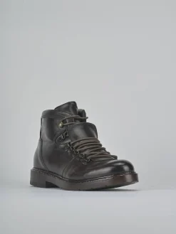 Outlet Anfibi tacco 1cm pelle testa Uomo Anfibi